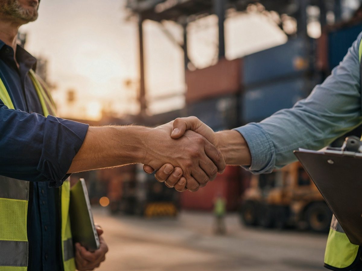 Acuerdo comercial en operación logística